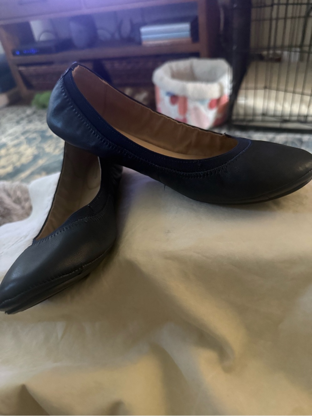 Bandolino Navy Slip-On Ballet Flats